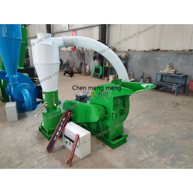 Diesel and Electric Combined T - đánh giá và giá Wood Pellet Making Machine