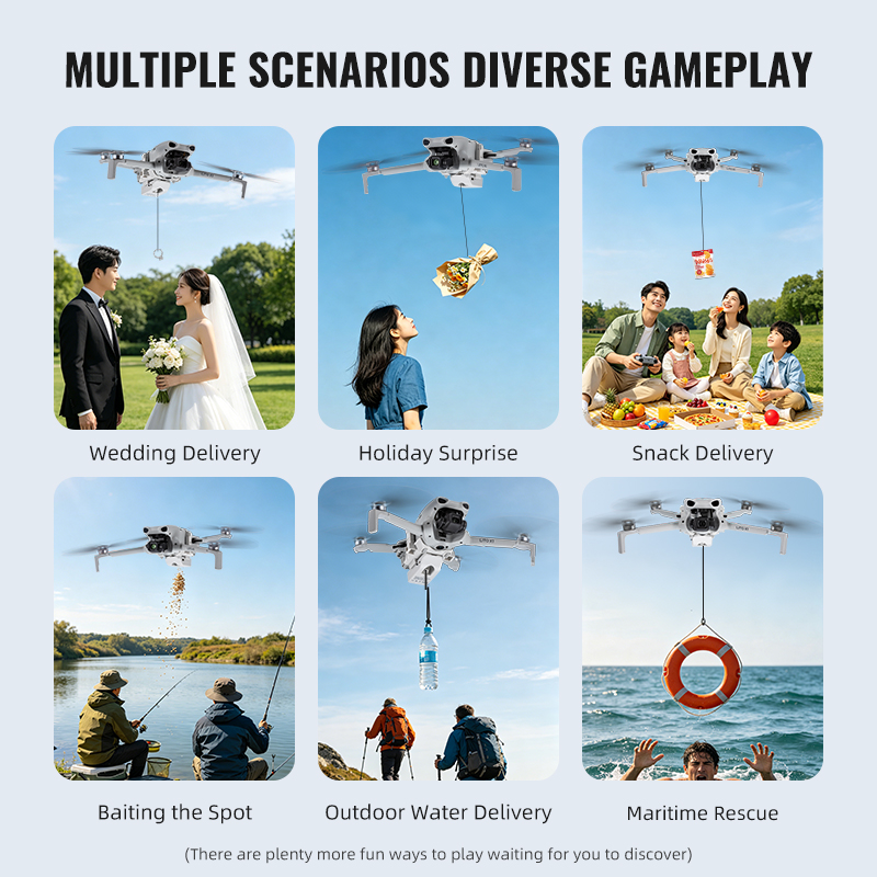12KM Airdrop System For DJI Li - đánh giá và giá Drone Crop Sprayer