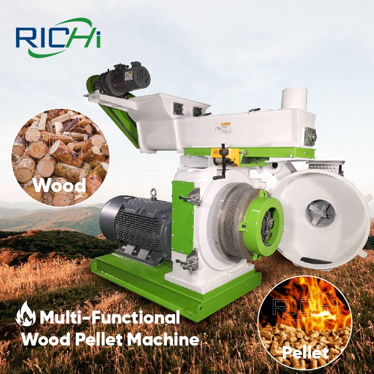 ATV&UTVRICHI 600-800kg/h Wood  - đánh giá và giá Wood Pellet Making Machine