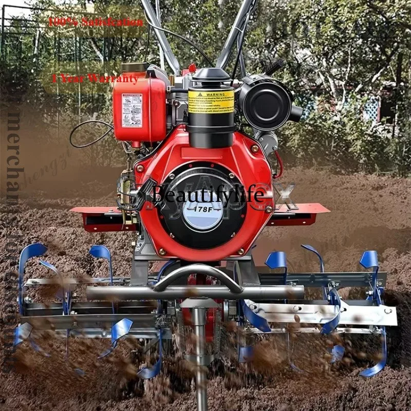 a55  New Mini Rotary Tiller Ho - đánh giá và giá Agriculture Farming Equipments