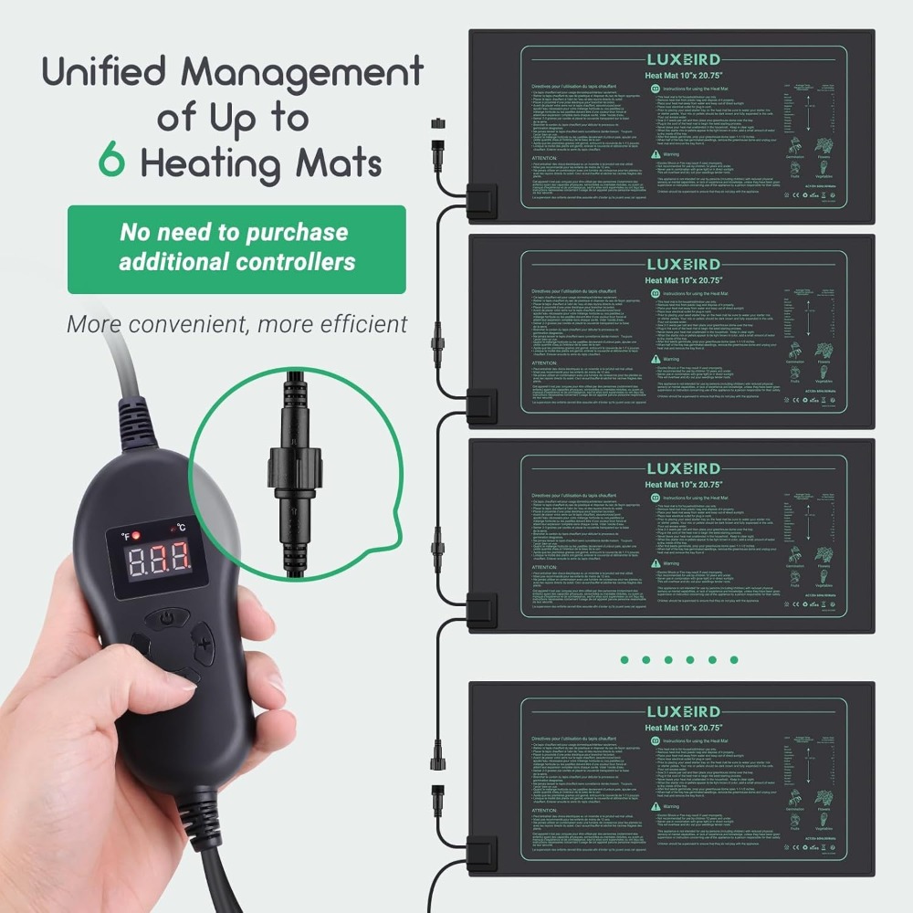 4 Pack Seedling Heat Mat with  - đánh giá và giá Seedling Heat Mat