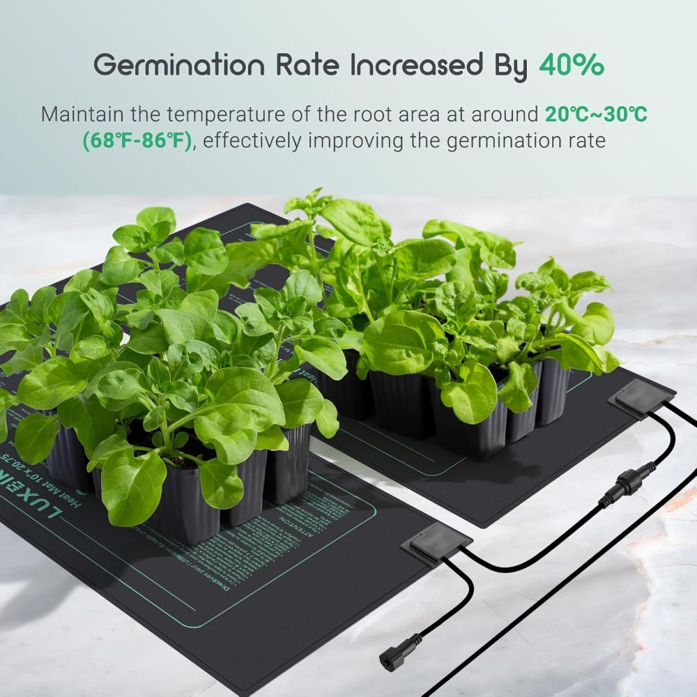 4 Pack Seedling Heat Mat with  - đánh giá và giá Seedling Heat Mat