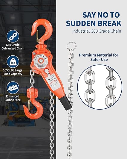 Manual Lever Chain Hoist with  - đánh giá và giá Farming Jobs