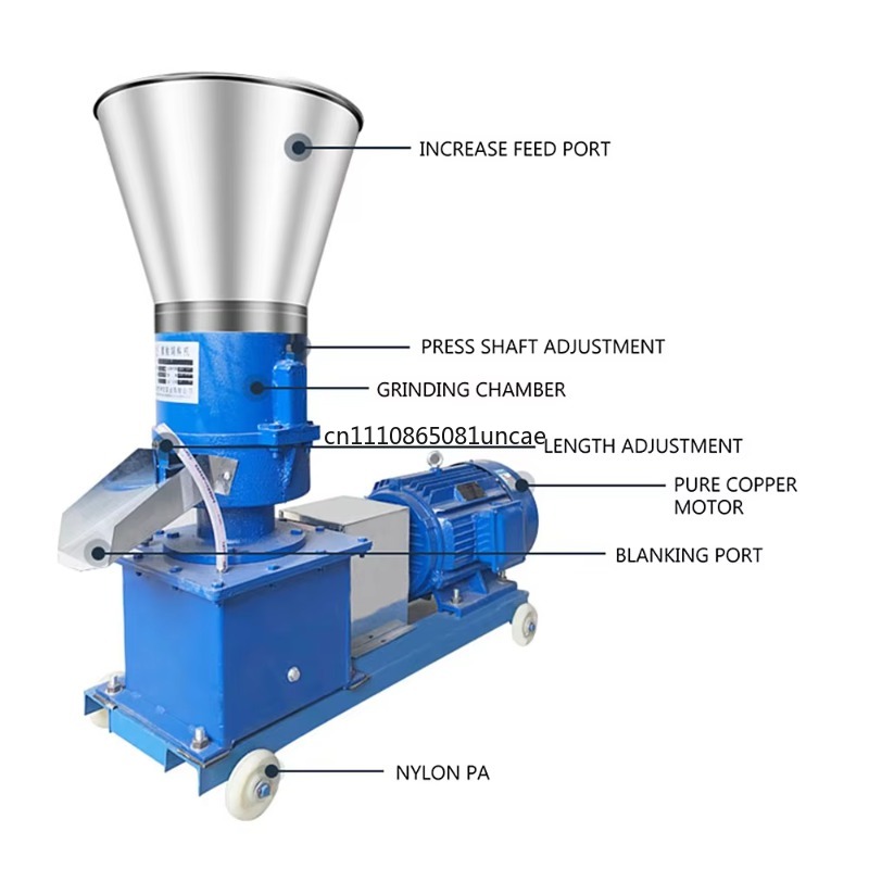100-150kg/h Pellet Machine Ani - đánh giá và giá Wood Pellet Making Machine