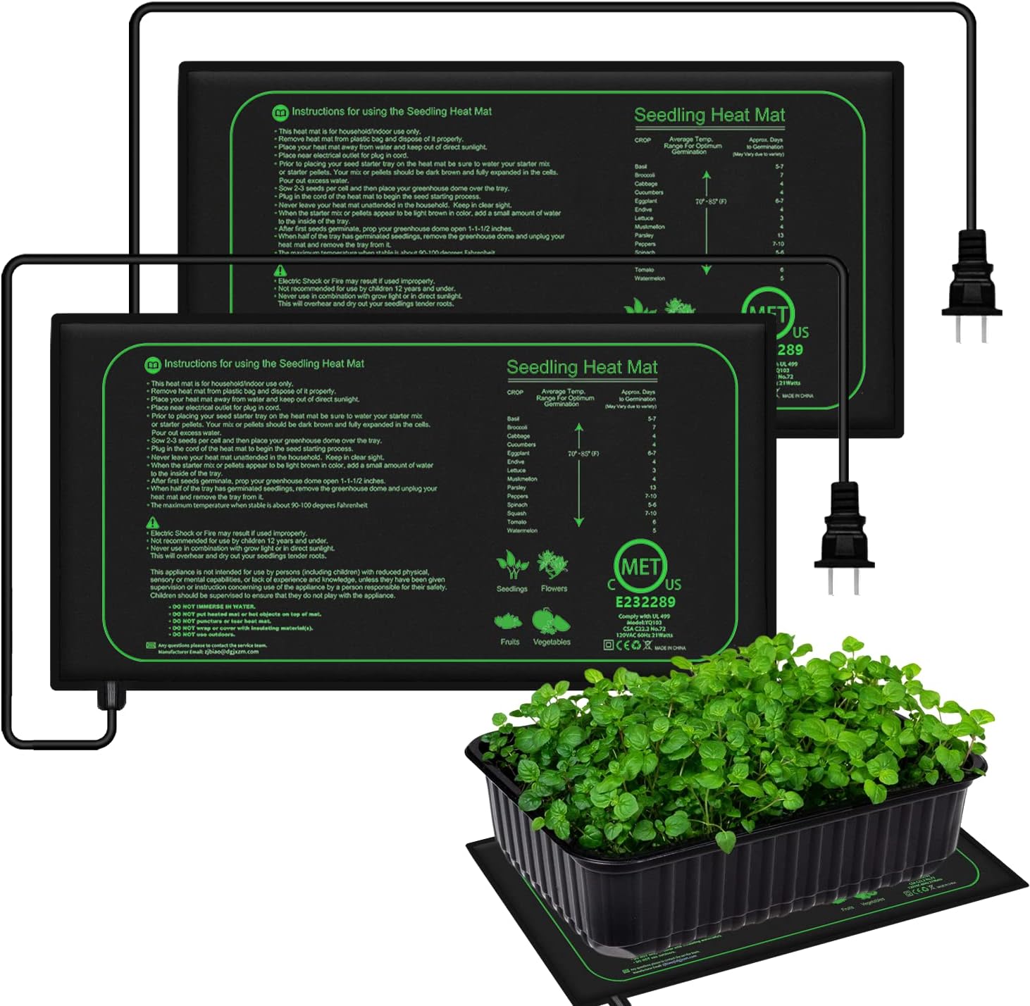 10/25/50CM Seedling Heat Mat I - đánh giá và giá Seedling Heat Mat