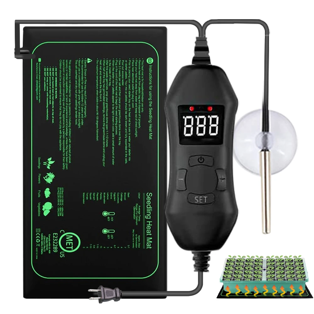 50W EU-US/UK/AU Adjustable The - đánh giá và giá Seedling Heat Mat